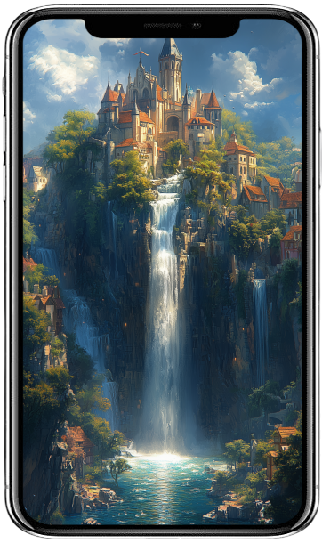 Fantasy-Wallpaper-Set(L): Bright Fantasy ,  20 Images (9:16)