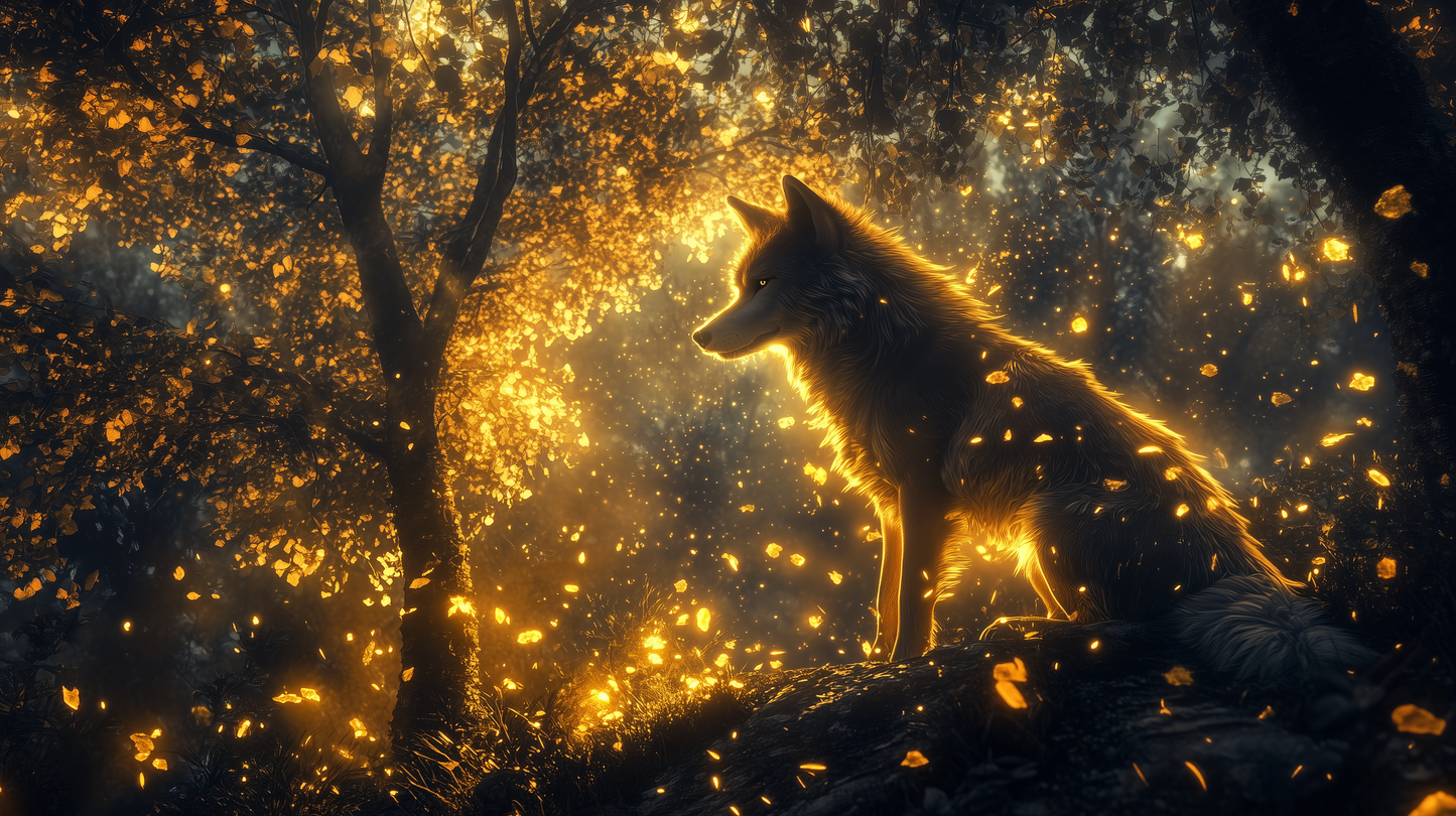 Fantasy - Wallpaper (9:16) Fox in the Jungle