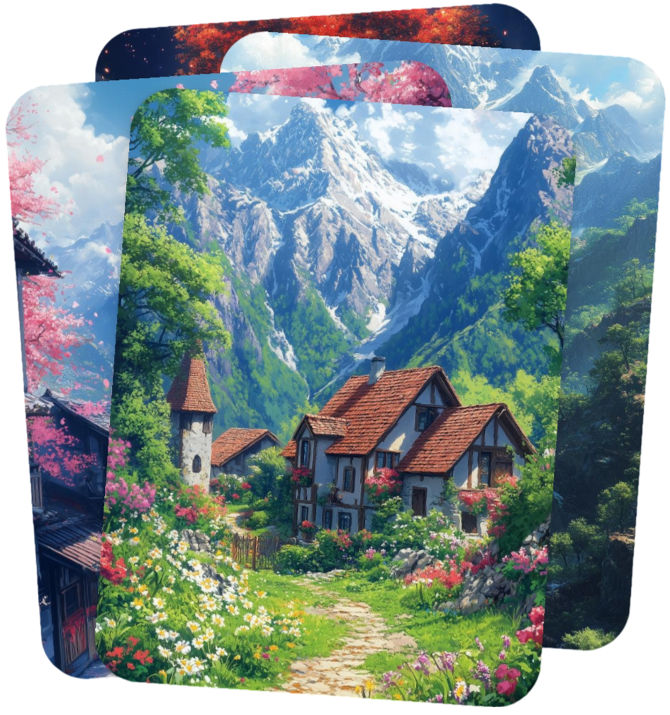 Fantasy-Wallpaper-Set(L): Bright Fantasy ,  20 Images (9:16)