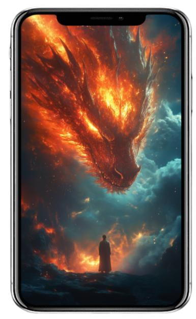 Fantasy-Wallpaper-Set(L): Dragons, 20-Images (9:16)