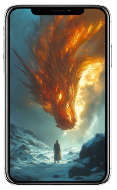 Fantasy-Wallpaper-Set(L): Dragons, 20-Images (9:16)