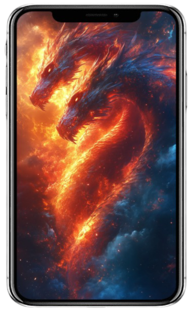 Fantasy-Wallpaper-Set(L): Dragons, 20-Images (9:16)