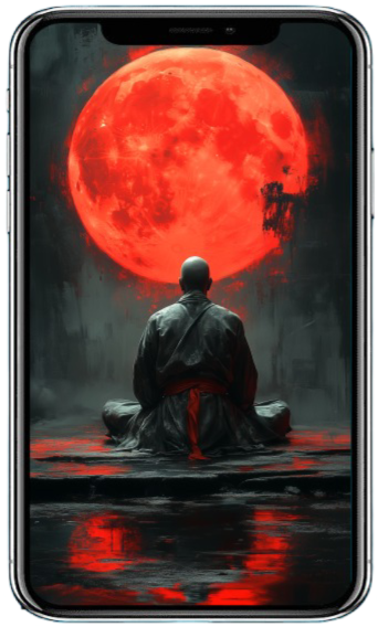 Fantasy-Wallpaper-Set(S): Dark Crimson, 5 Images (9:16)