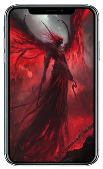 Fantasy-Wallpaper-Set(S): Dark Crimson, 5 Images (9:16)