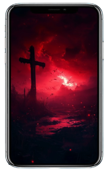 Fantasy-Wallpaper-Set(S): Dark Crimson, 5 Images (9:16)