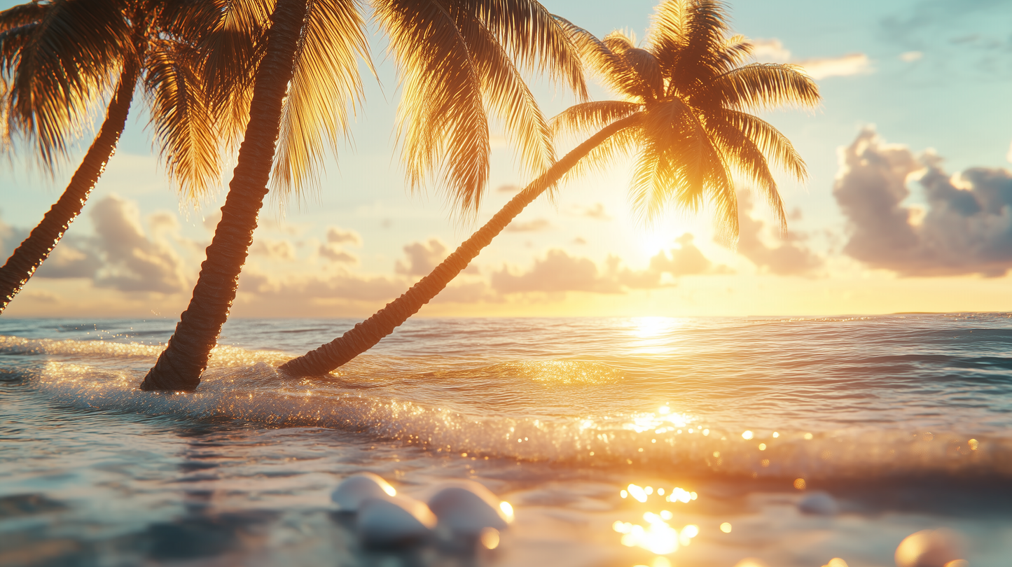 Fantasy-Wallpaper (9:16) Tropical Coast of Solara