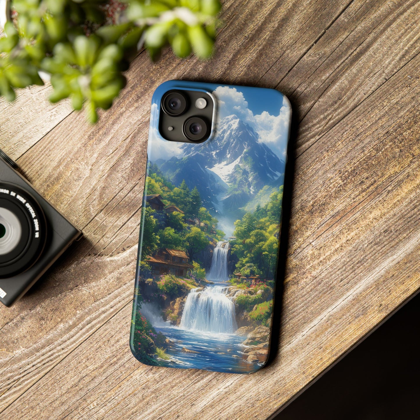 Slim Phone Case - Stunning Fantasy Landscape