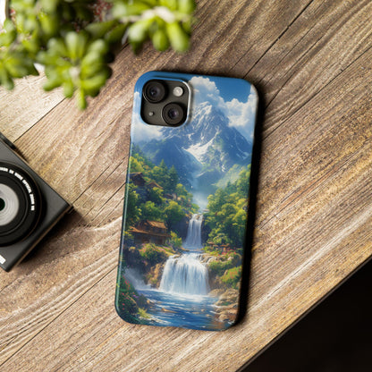 Slim Phone Case - Stunning Fantasy Landscape