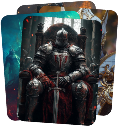 Fantasy-Wallpaper-Set(M): Knights, 10 Images
