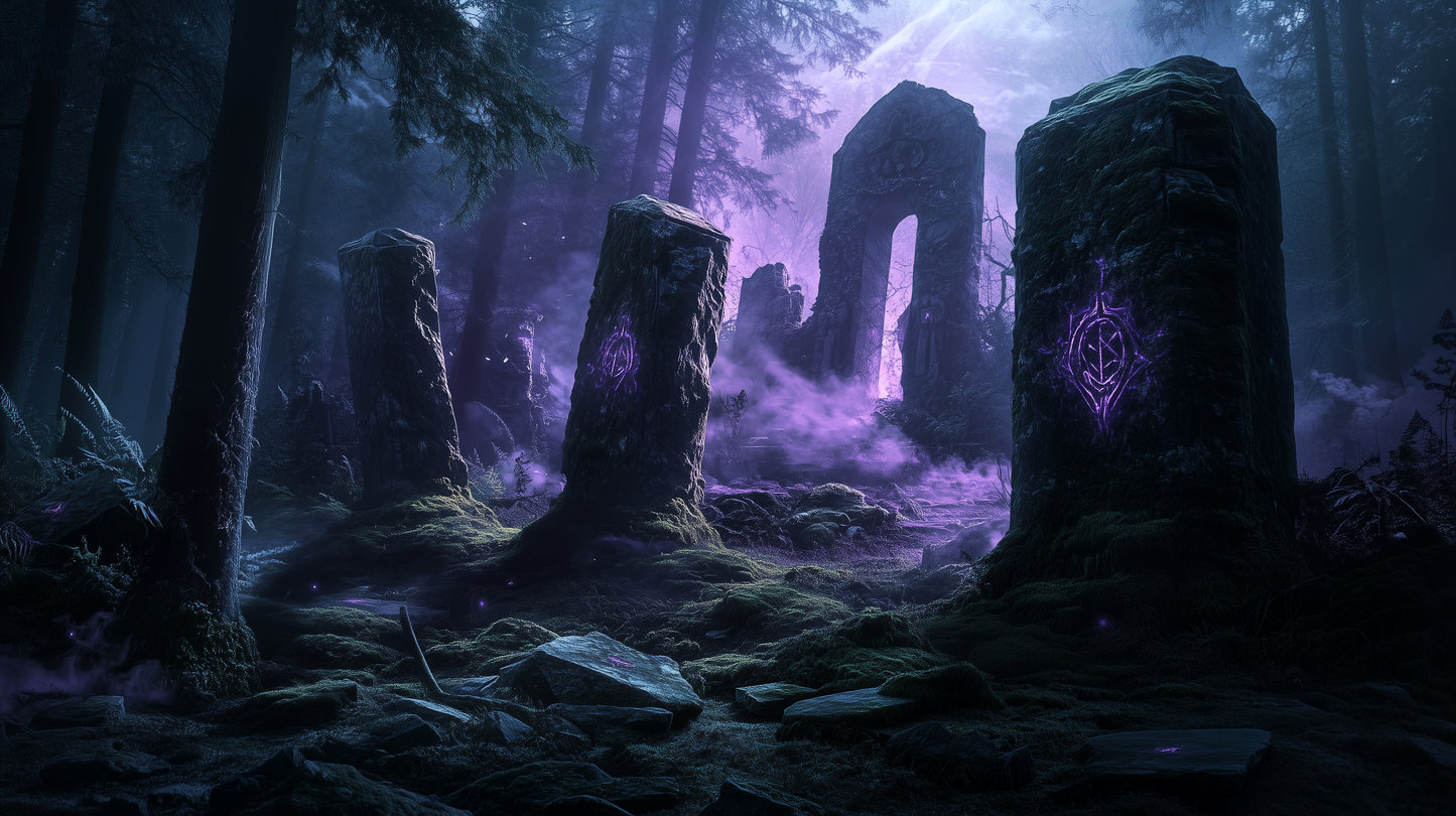 Fantasy - Wallpaper (9:16) Shadowed Graves